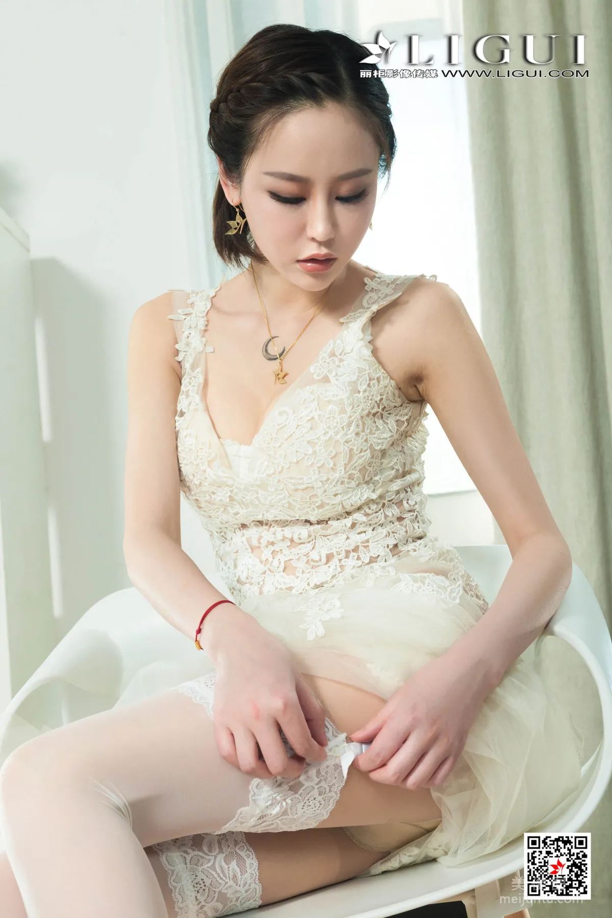 [丽柜Ligui] Model 洋洋 《婚纱美束》 写真集30