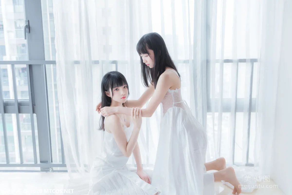 [喵糖映画] VOL.173 《她・白色长裙》 写真集1