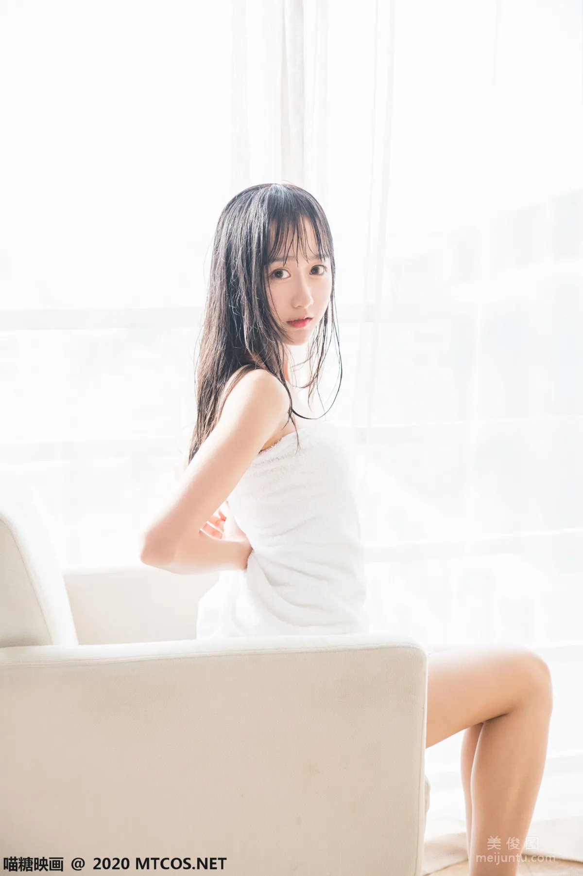 [喵糖映画] VOL.174 《 纯白浴巾》 写真集12
