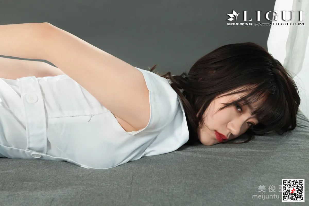 [丽柜美束Ligui] Model 安娜 《绳艺捆绑》 写真集56