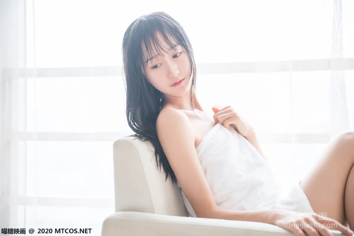 [喵糖映画] VOL.174 《 纯白浴巾》 写真集6