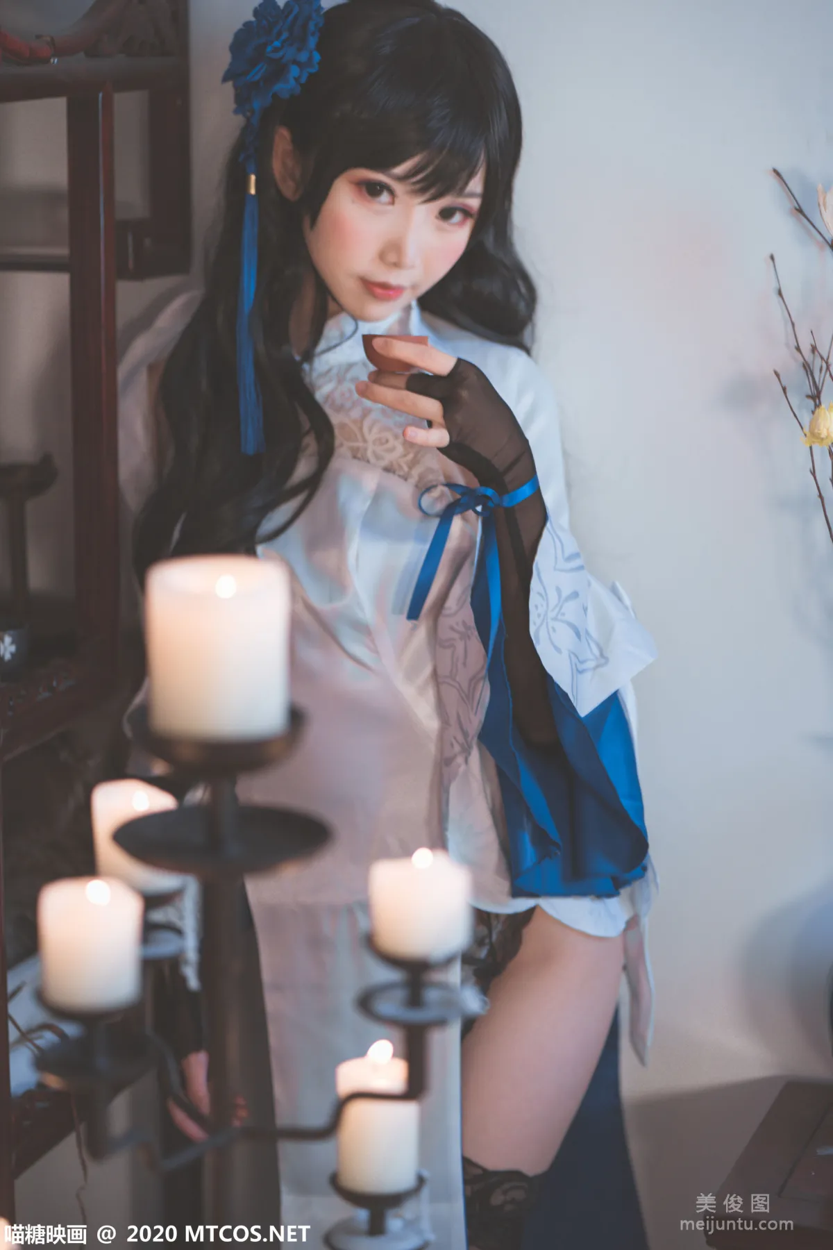[喵糖映画] HML.023 《玉玲珑旗袍》 写真集17