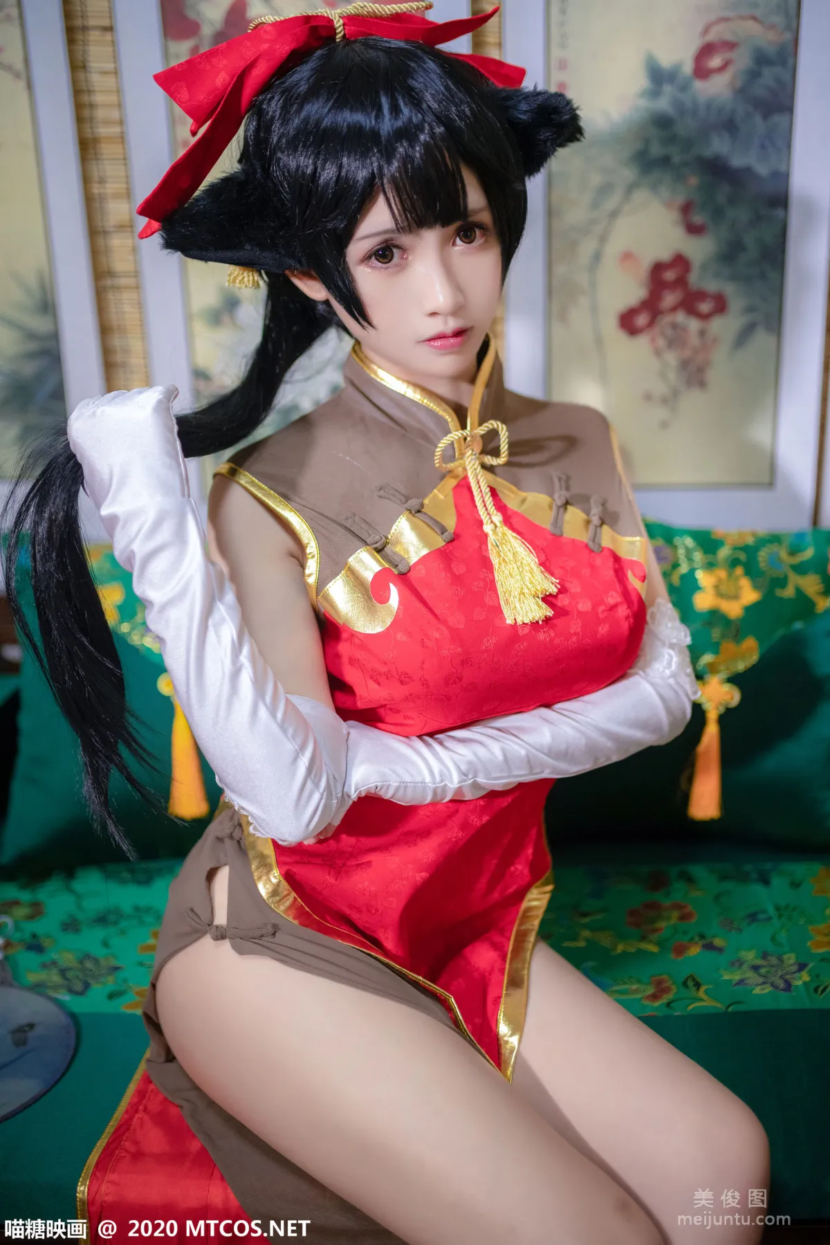 [喵糖映畫] HML.015 《高雄銀紅旗袍》 寫真集 5