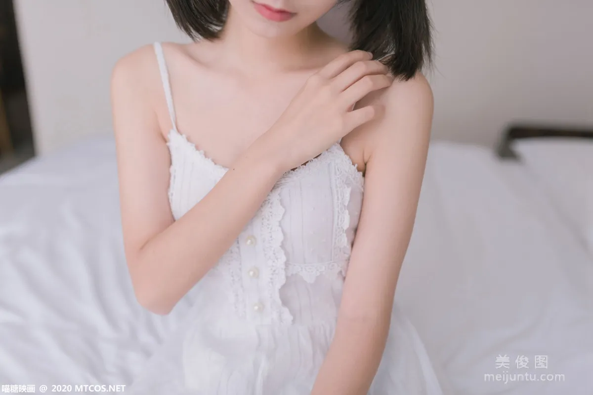 [喵糖映画] VOL.177 《白裙少女》 写真集16