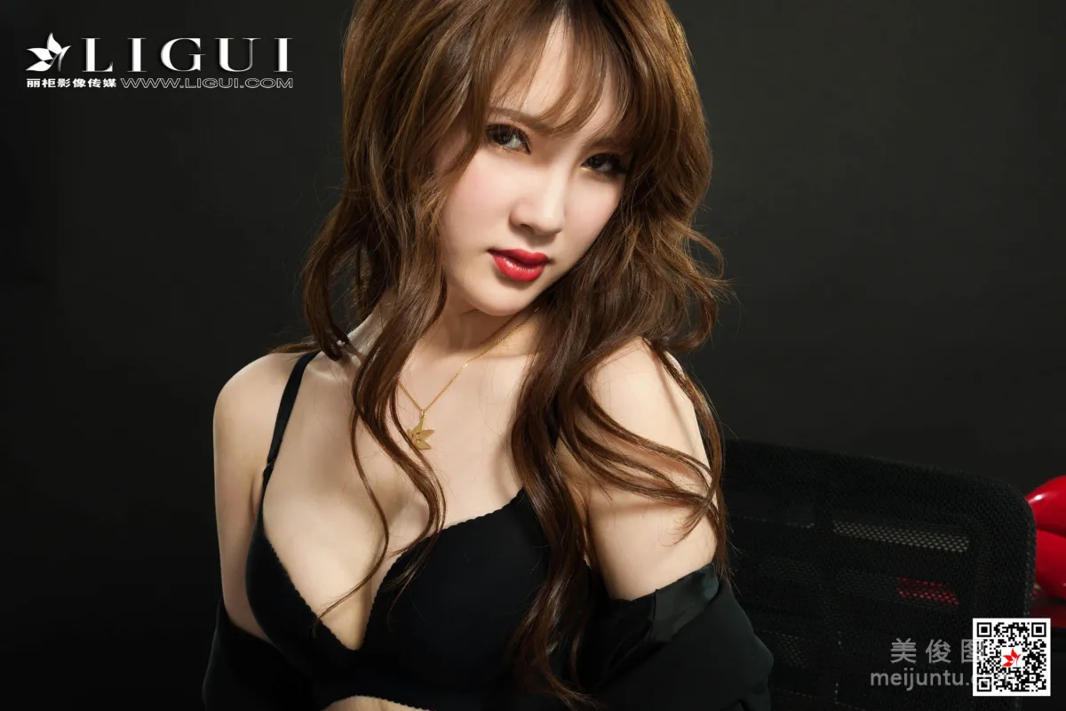 [丽柜Ligui] Model 天天 《肉丝女郎》 写真集60