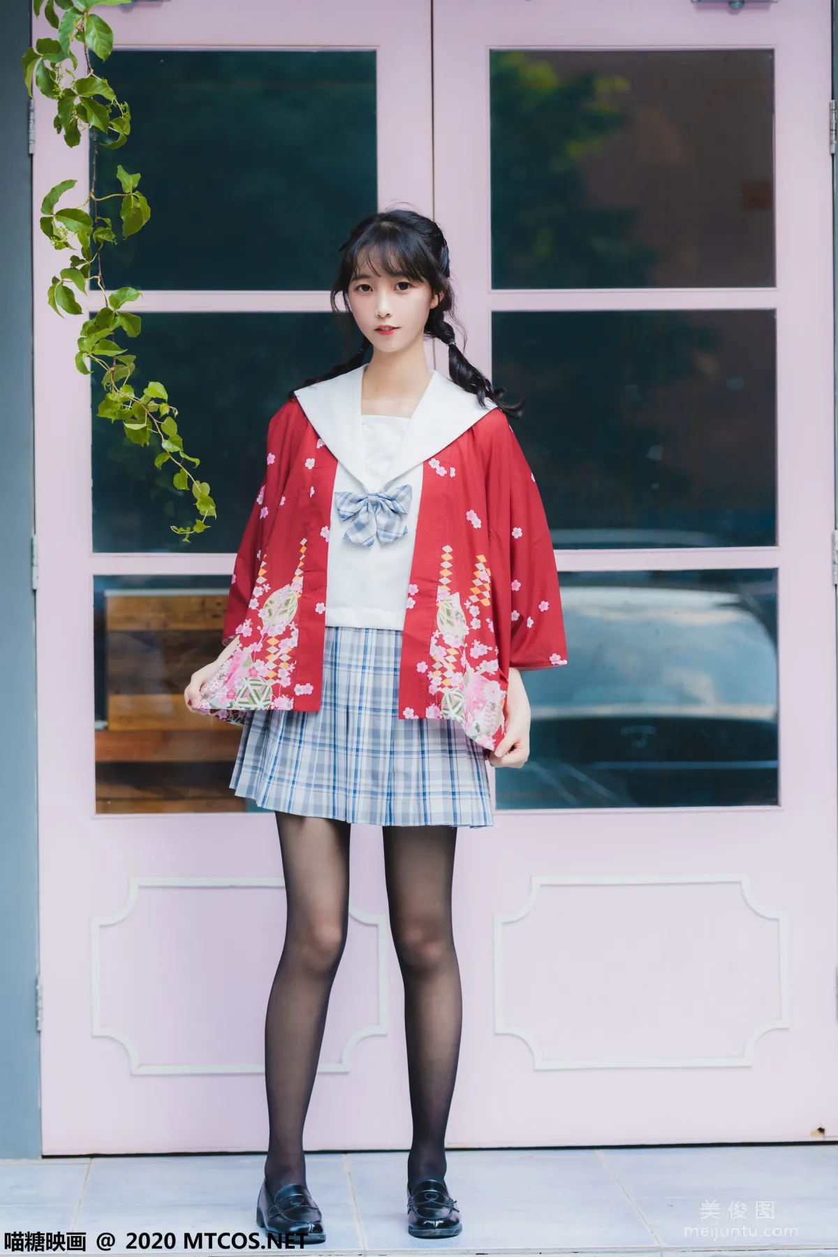 [喵糖映画]  JKL.018 《户外JK制服》 写真集6