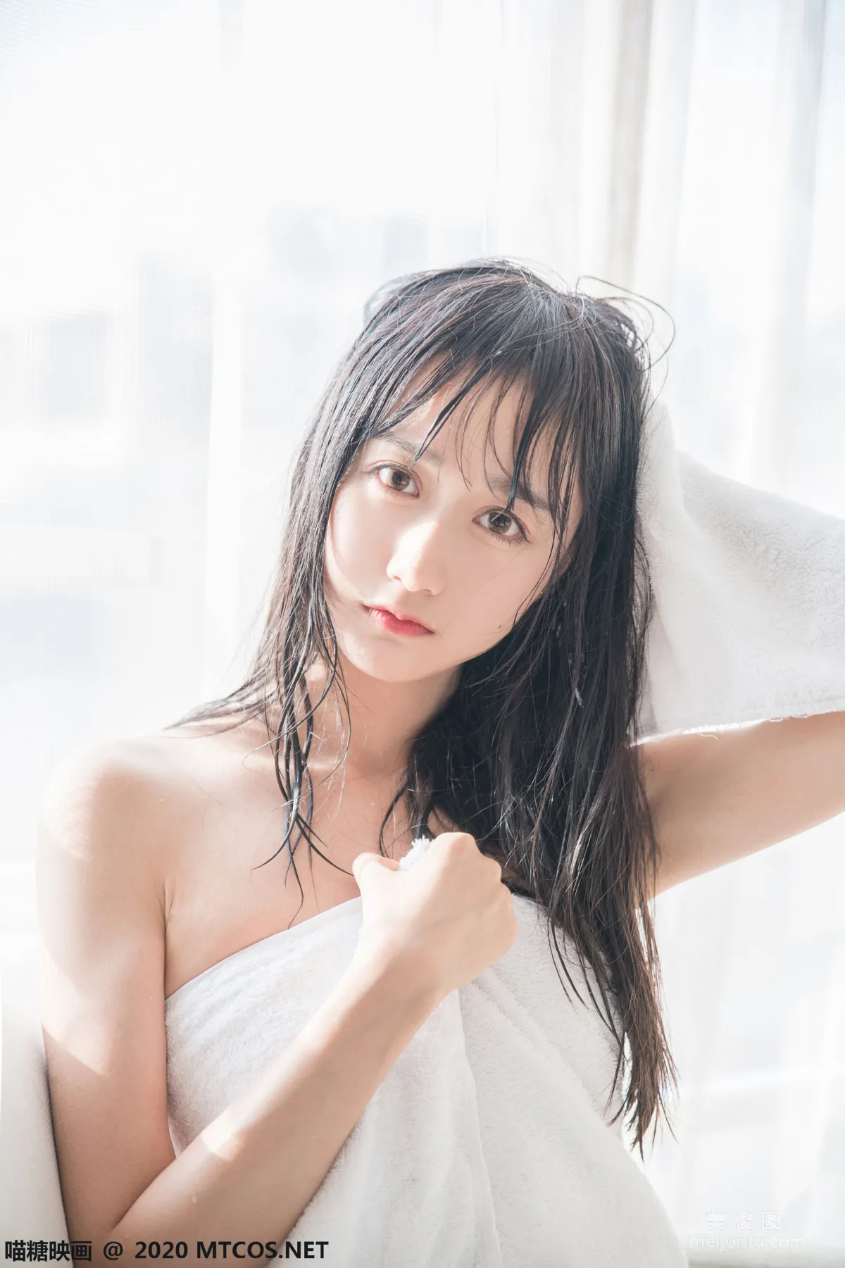 [喵糖映画] VOL.174 《 纯白浴巾》 写真集22