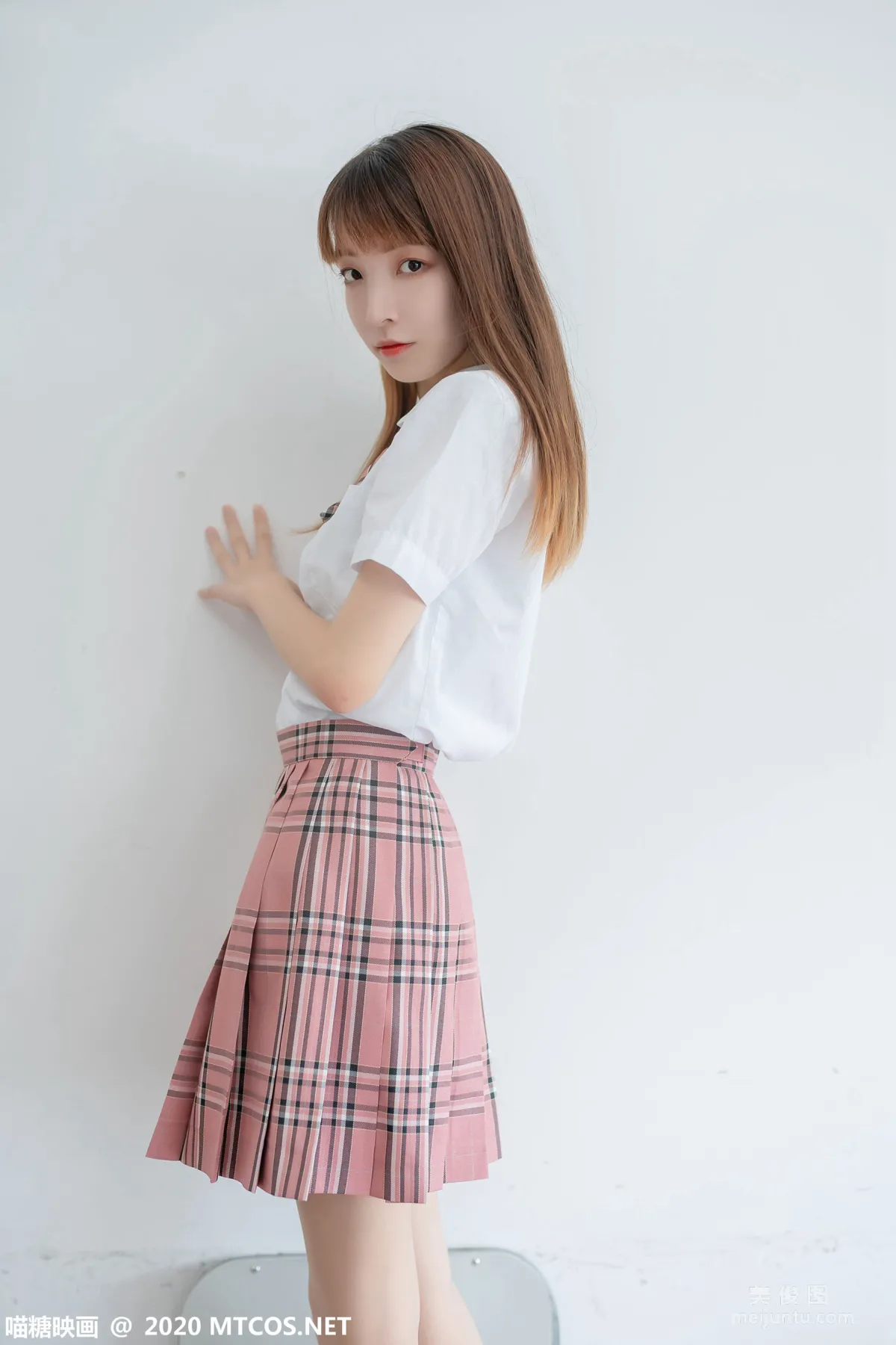 [喵糖映画] JKL.009 《粉格JK制服》 写真集39