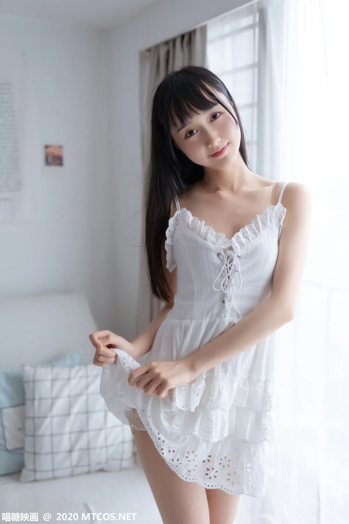 [喵糖映画] VOL.187 《白裙少女》 写真集24