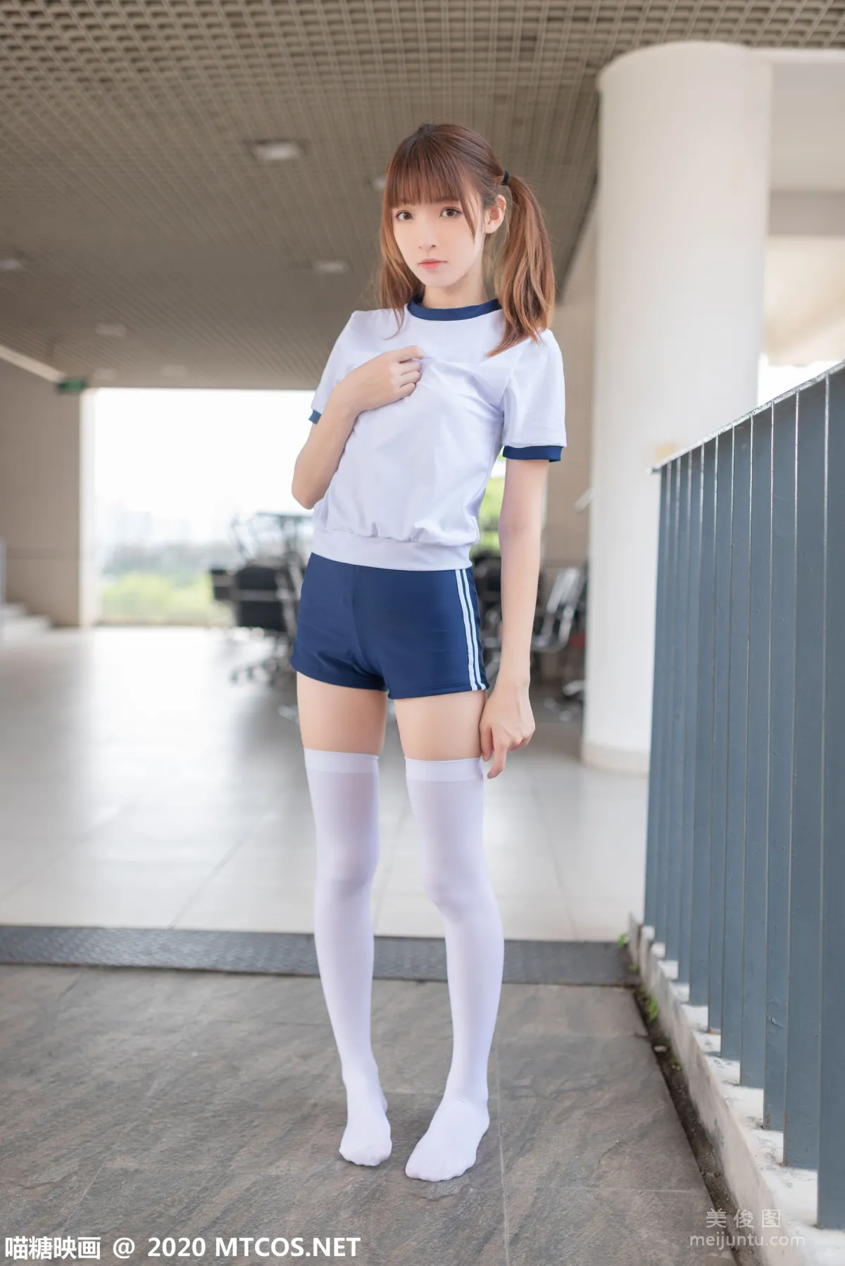 [喵糖映画] VOL.182 《白袜体操服》 写真集12