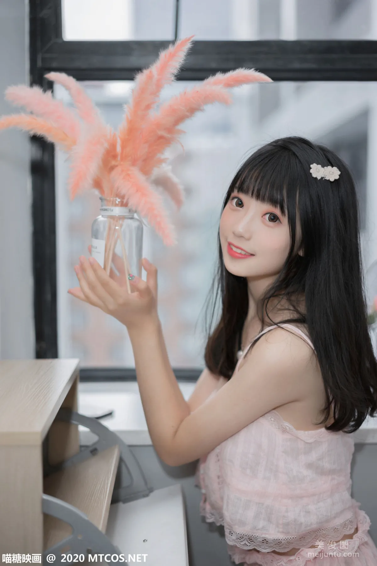 [喵糖映画] VOL.217 《粉色夏日》 写真集40