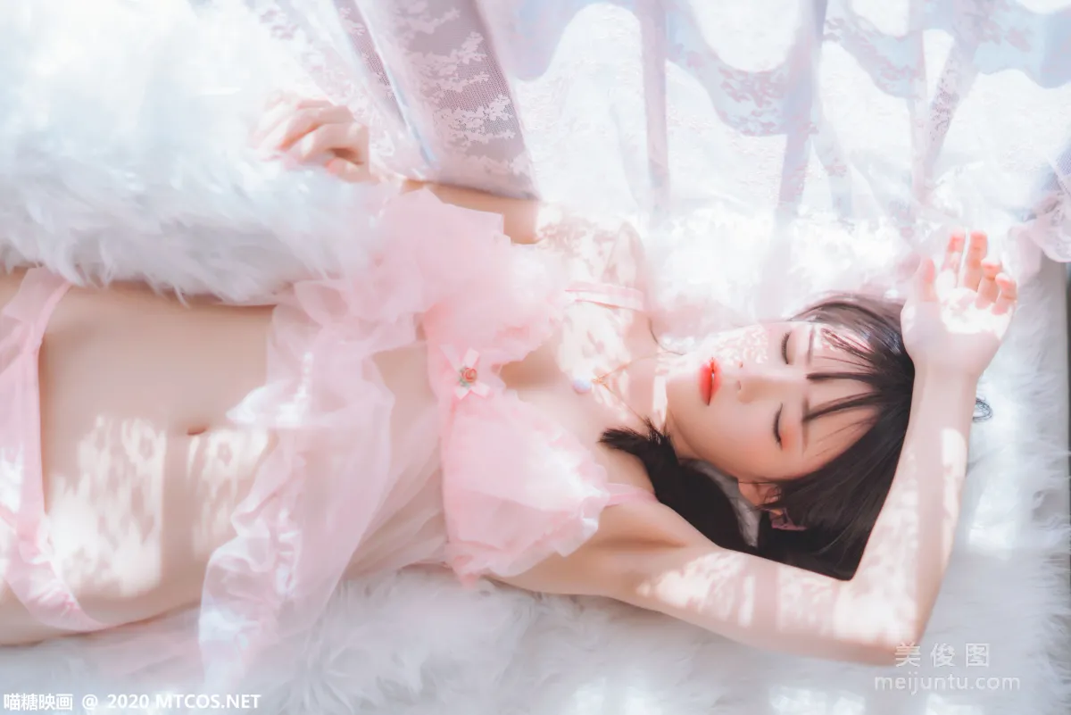 [喵糖映画] VOL.189 《粉系轻纱》 写真集23
