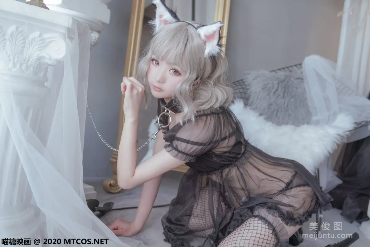 [喵糖映画] VOL.200 《黑猫与白兔》 写真集15