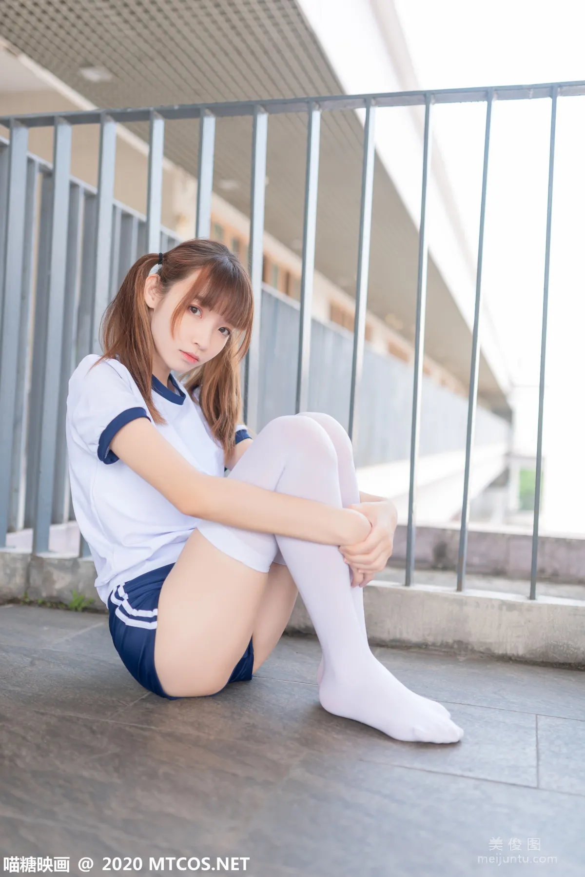 [喵糖映画] VOL.182 《白袜体操服》 写真集8