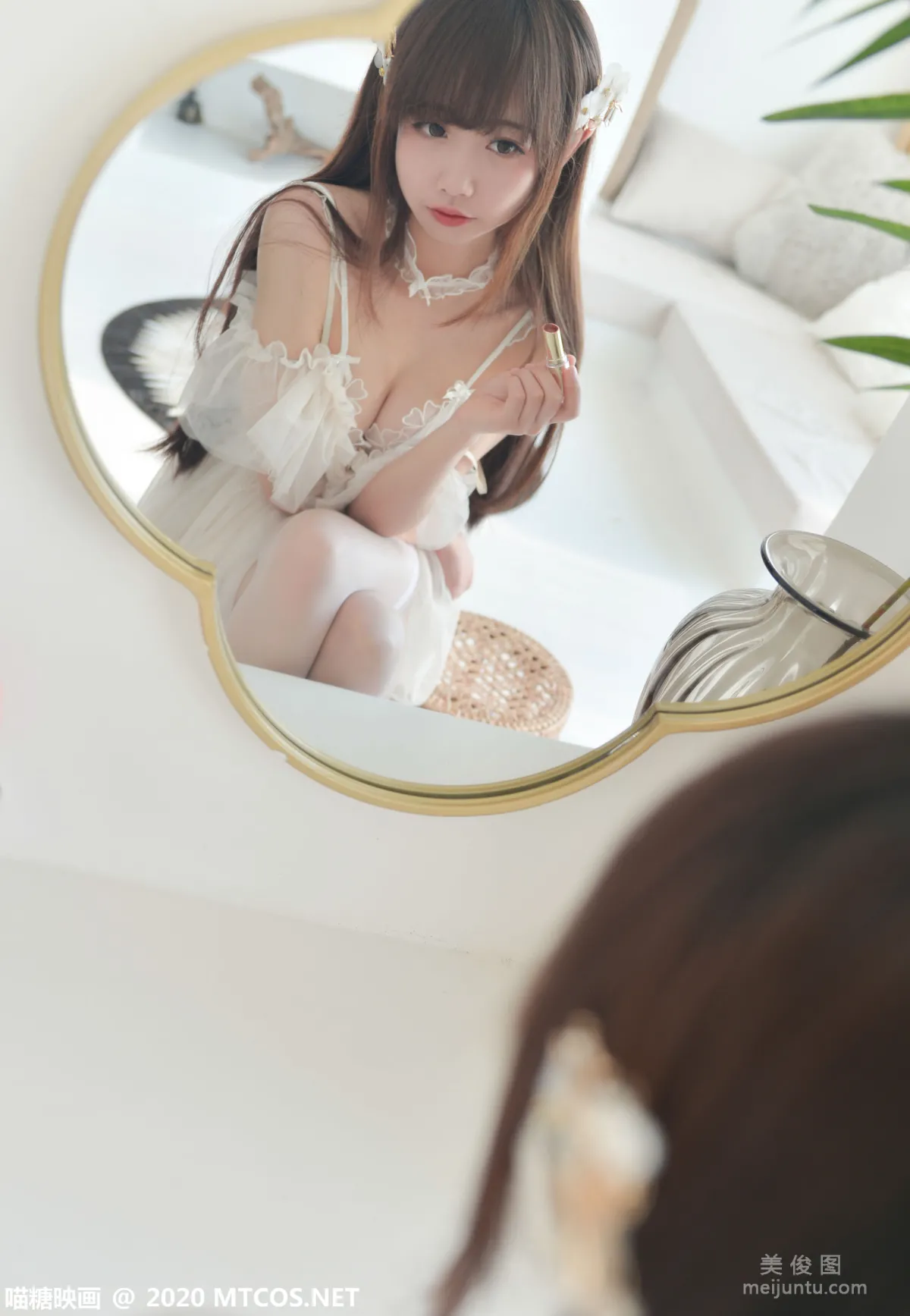 [喵糖映画] VOL.206 《吊带纱裙》 写真集1