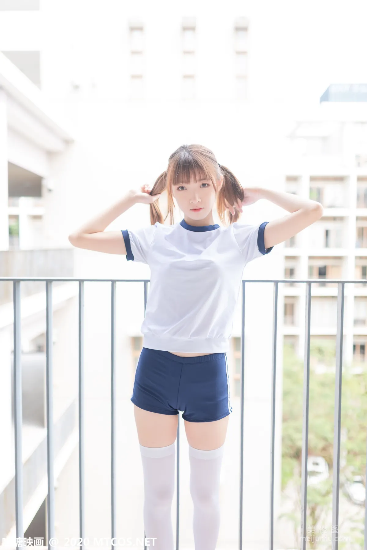 [喵糖映画] VOL.182 《白袜体操服》 写真集6