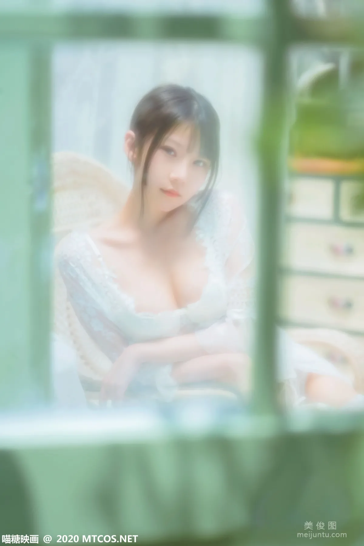 [喵糖映画] VOL.197 《白裙轻纱》 写真集35