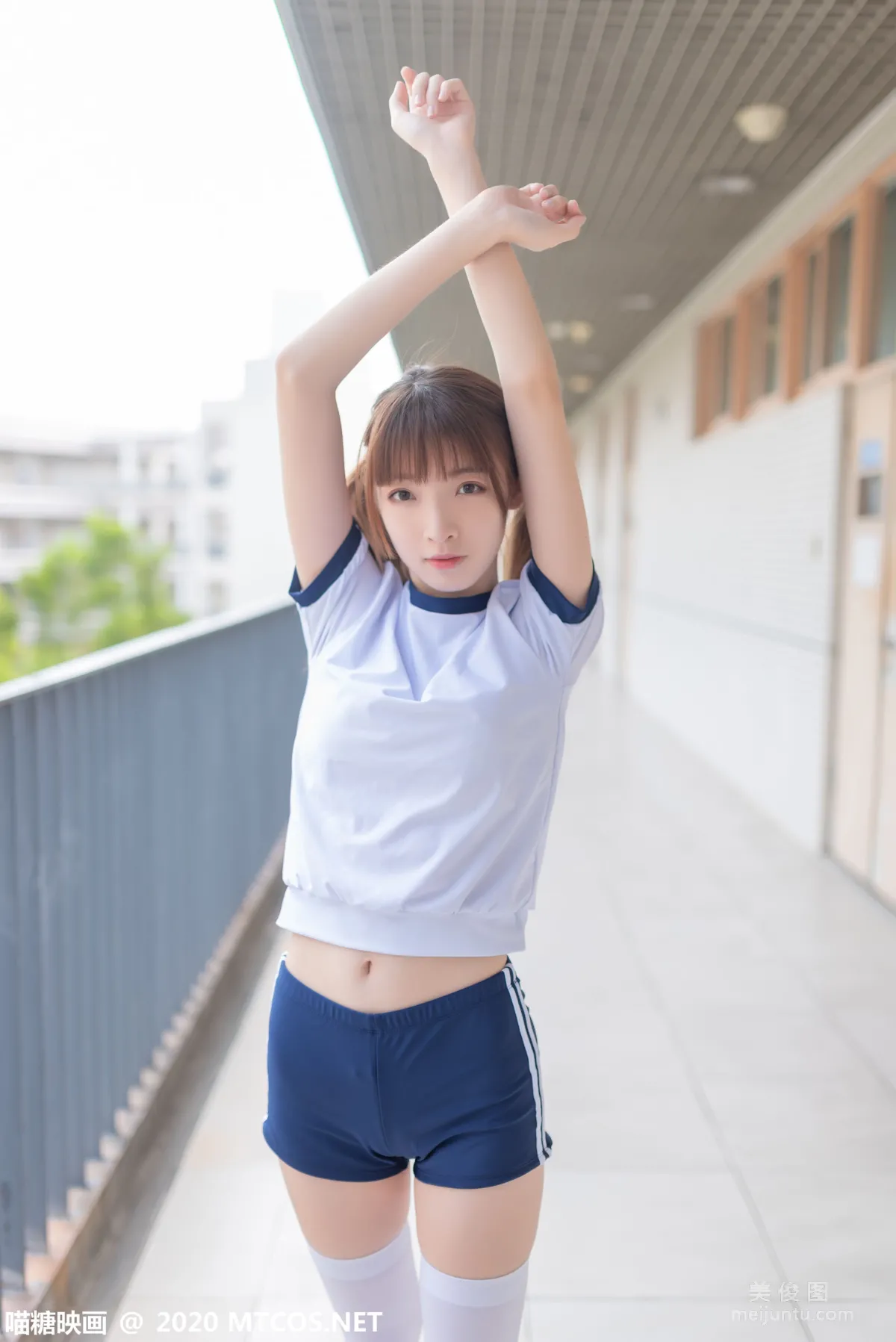 [喵糖映画] VOL.182 《白袜体操服》 写真集3
