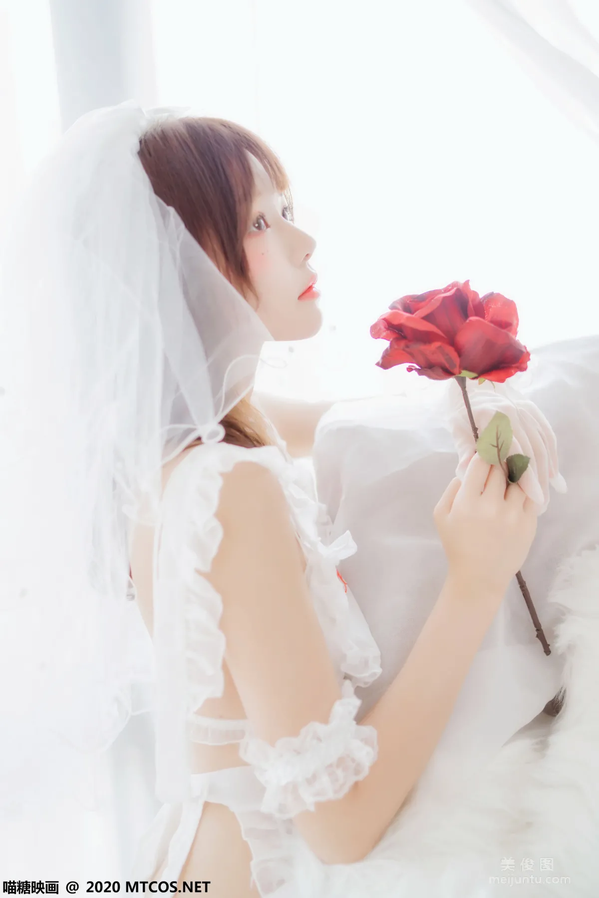 [喵糖映画] VOL.186 《纯白轻纱》 写真集23