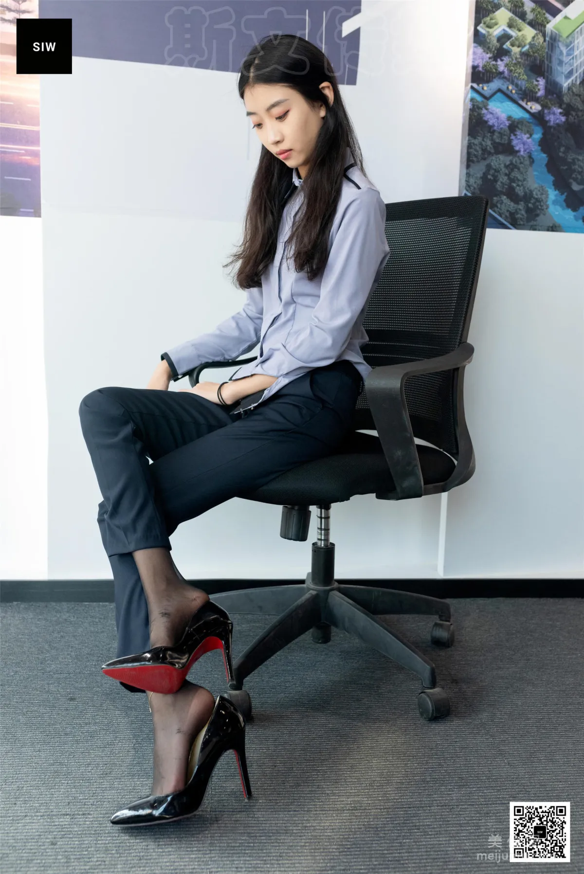[斯文传媒SIW] 蓉儿 《女总裁职业白领制服衬衣长裤工装》 写真集57
