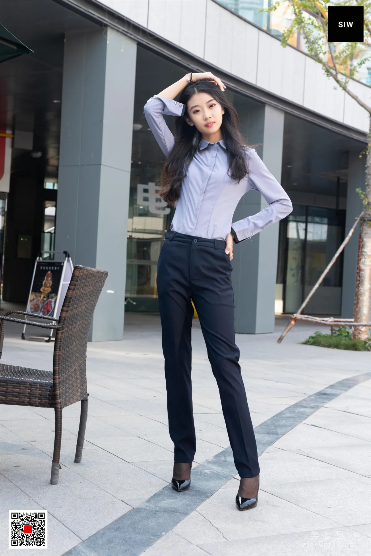 [斯文传媒SIW] 蓉儿 《女总裁职业白领制服衬衣长裤工装》 写真集8