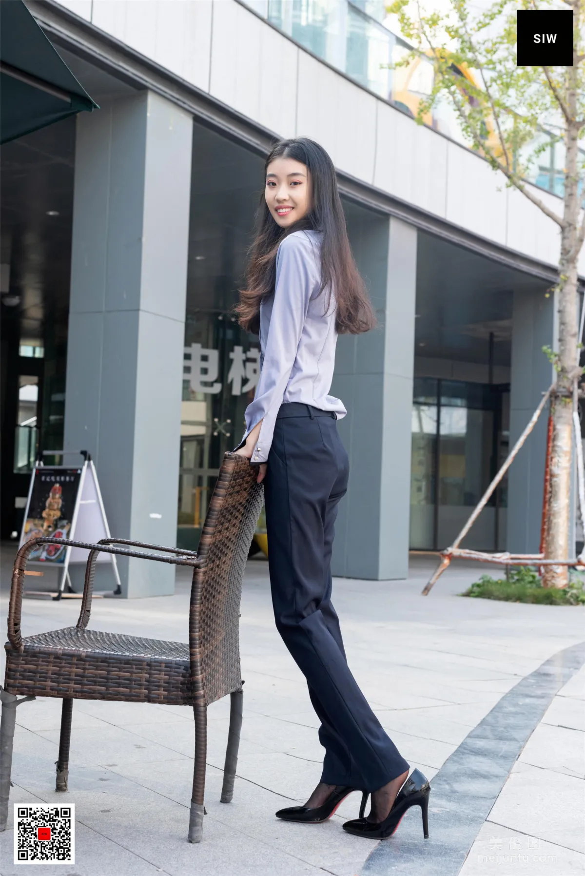 [斯文傳媒SIW] 蓉兒 《女總裁職業白領制服襯衣長褲工裝》 寫真集 11