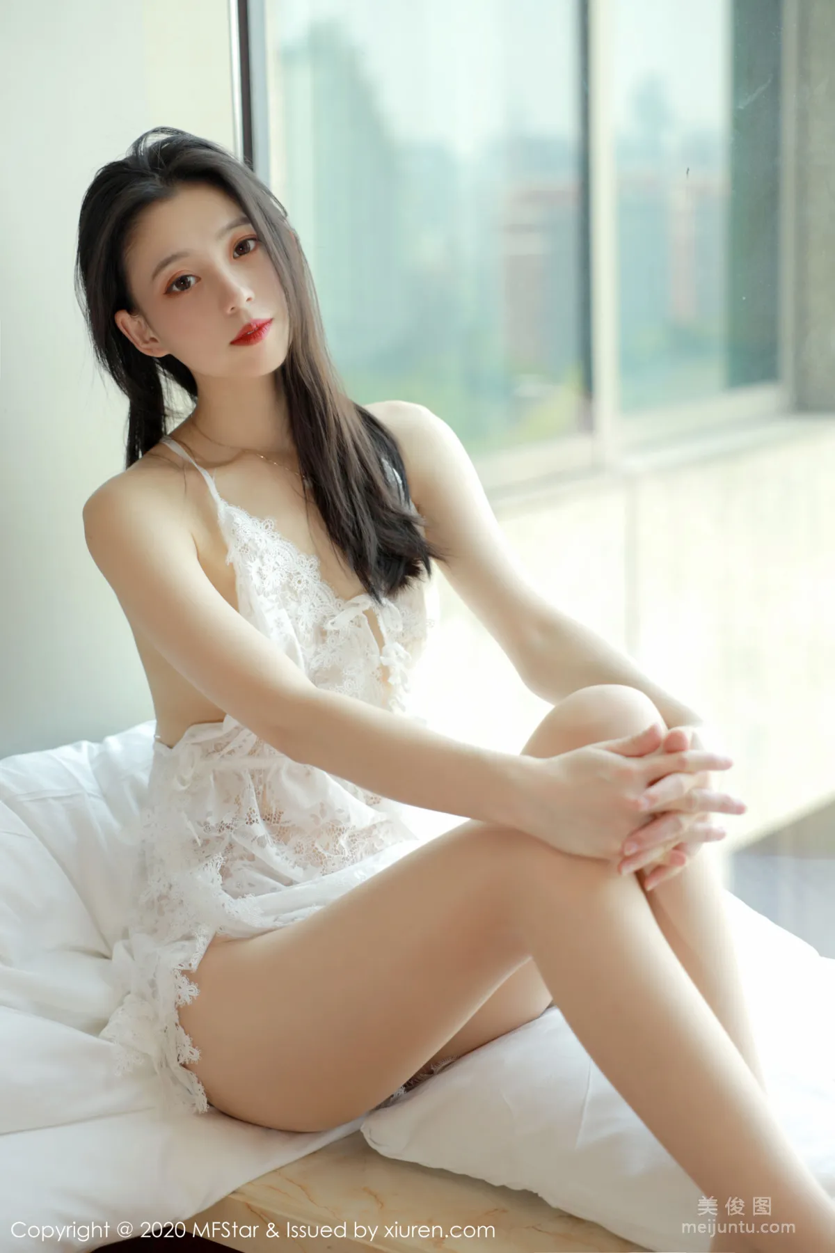 [模範學院MFStar] Vol.315 言沫 《絲襪美腿誘惑》 寫真集 38