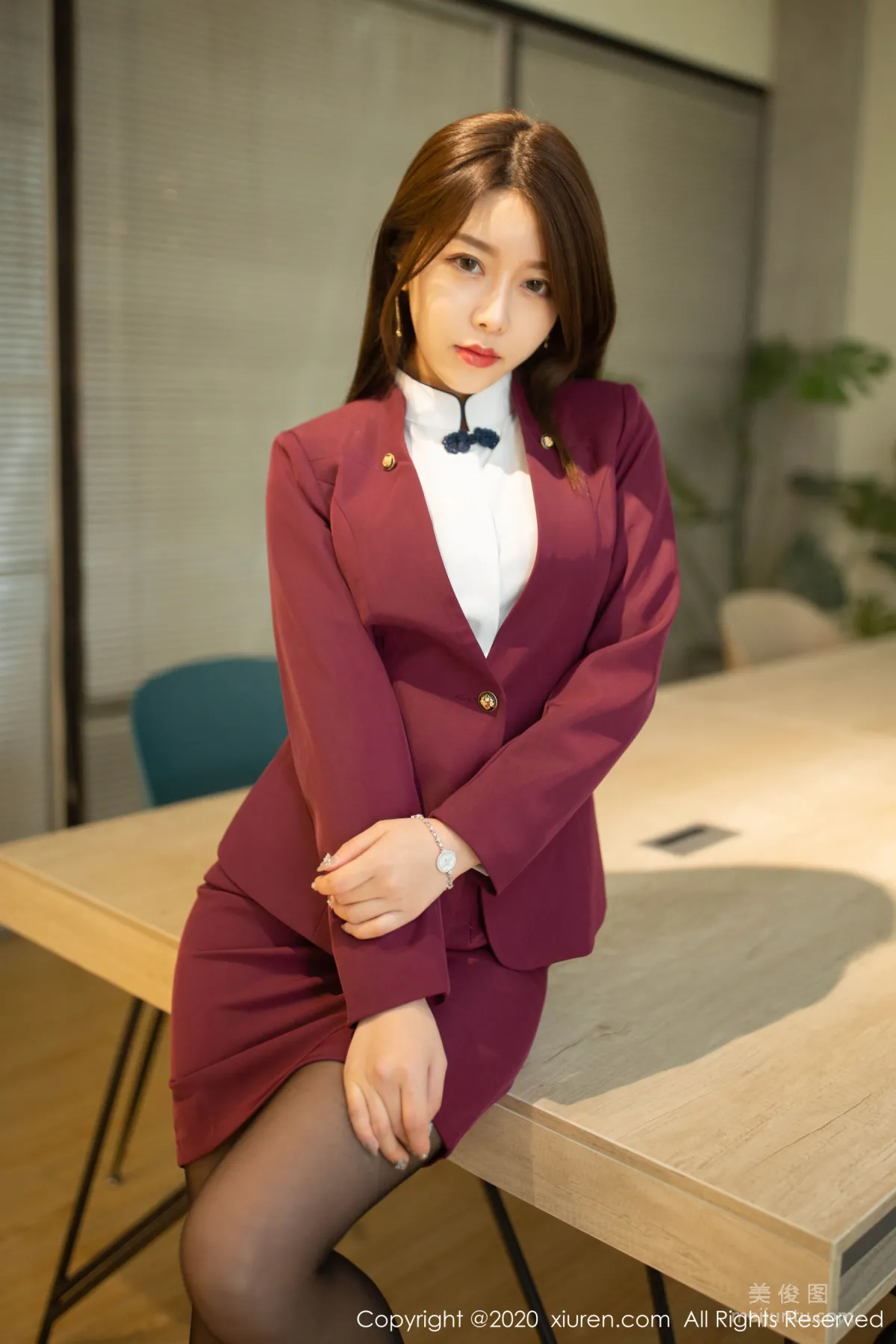[秀人XiuRen] No.2251 夏詩雯Sally 《職場boss》 寫真集 10