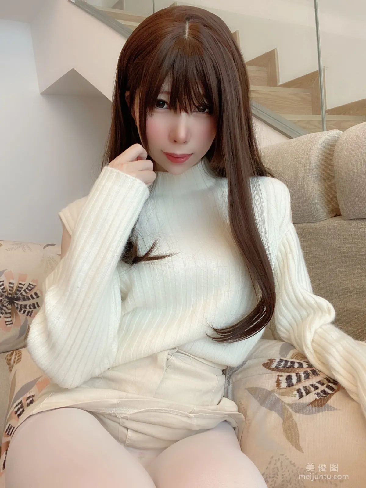 [COS福利] 二次元巨乳美女鹿野希 《草莓女友》 寫真集 21