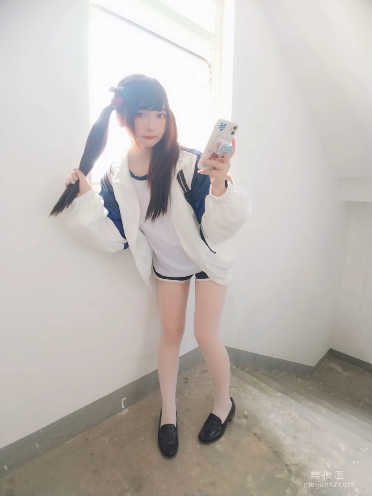 二次元美女古川kagura 《白絲體操運動服》 寫真集 12