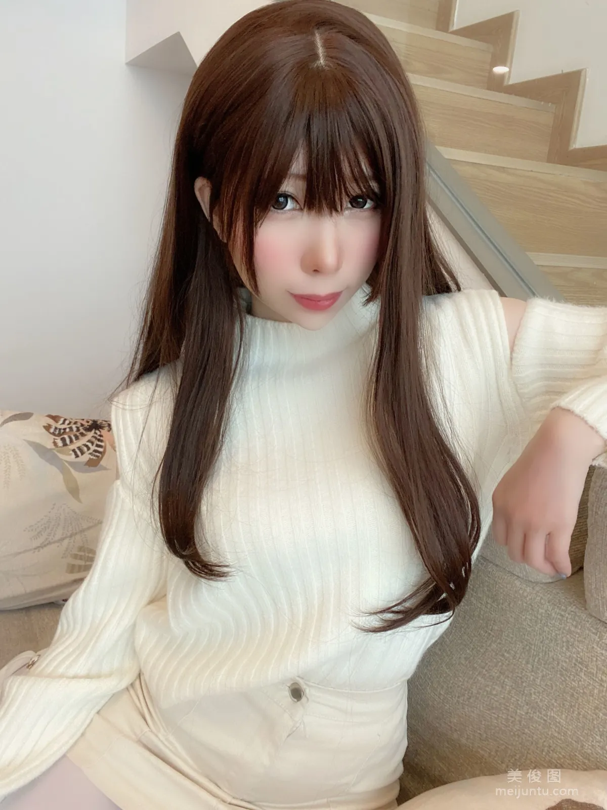 [COS福利] 二次元巨乳美女鹿野希 《草莓女友》 寫真集 7