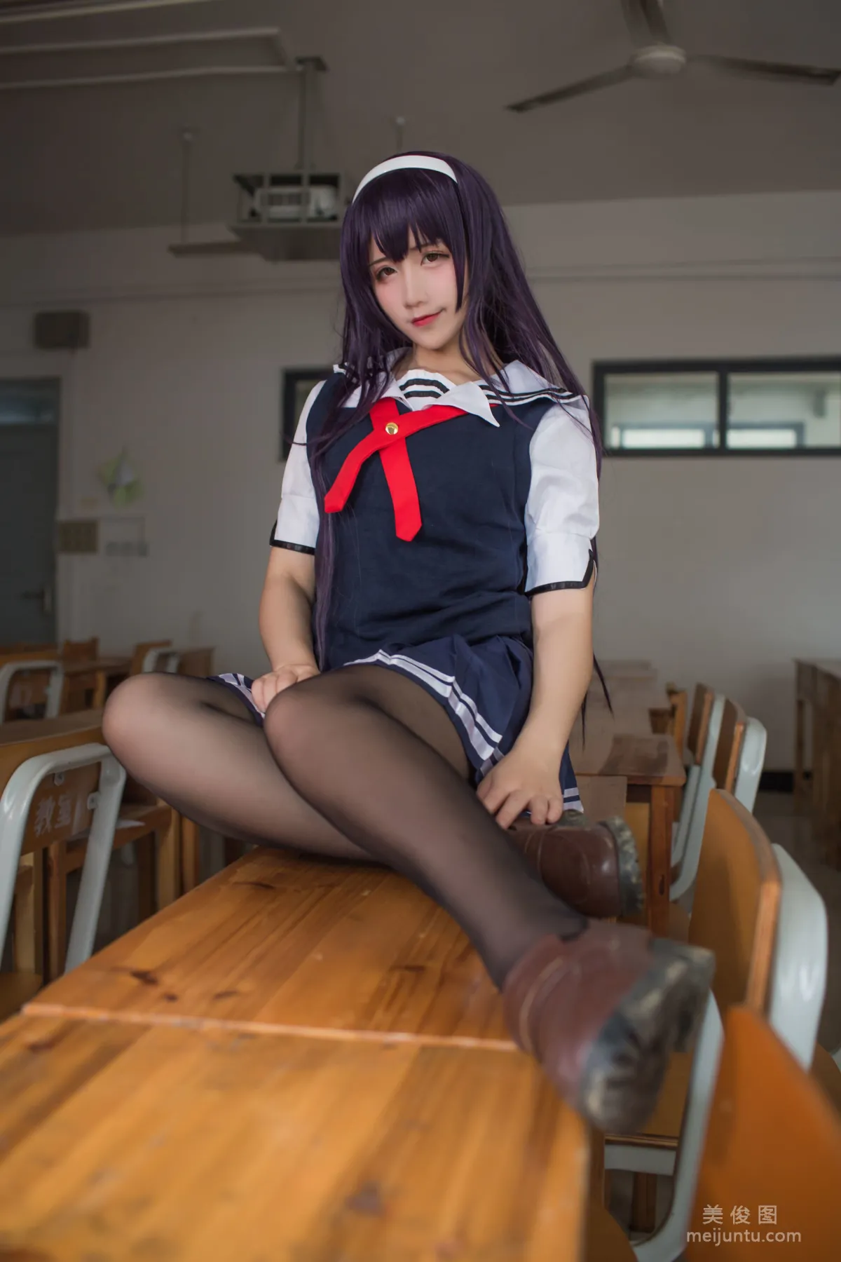 九曲Jean 《霞之丘詩羽夏季校服》 寫真集 27