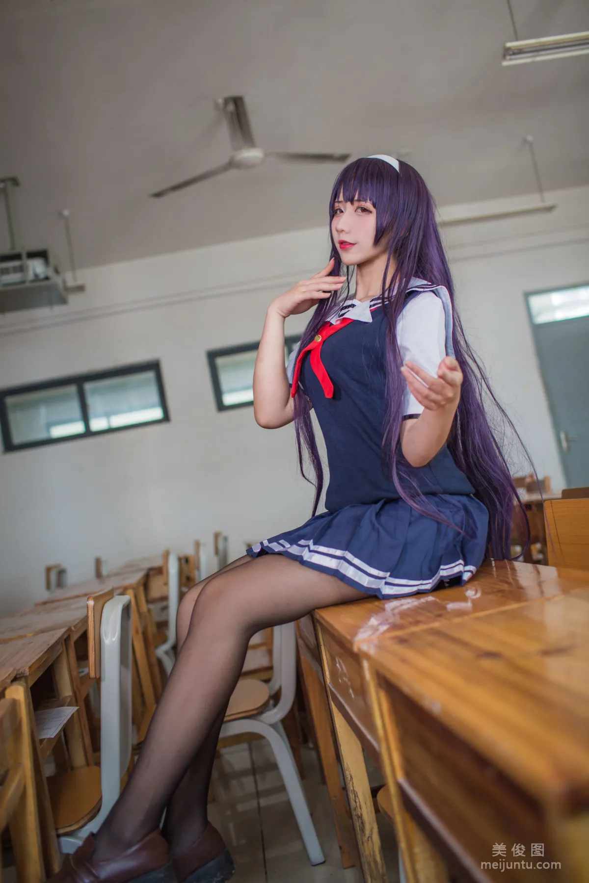 九曲Jean 《霞之丘詩羽夏季校服》 寫真集 10