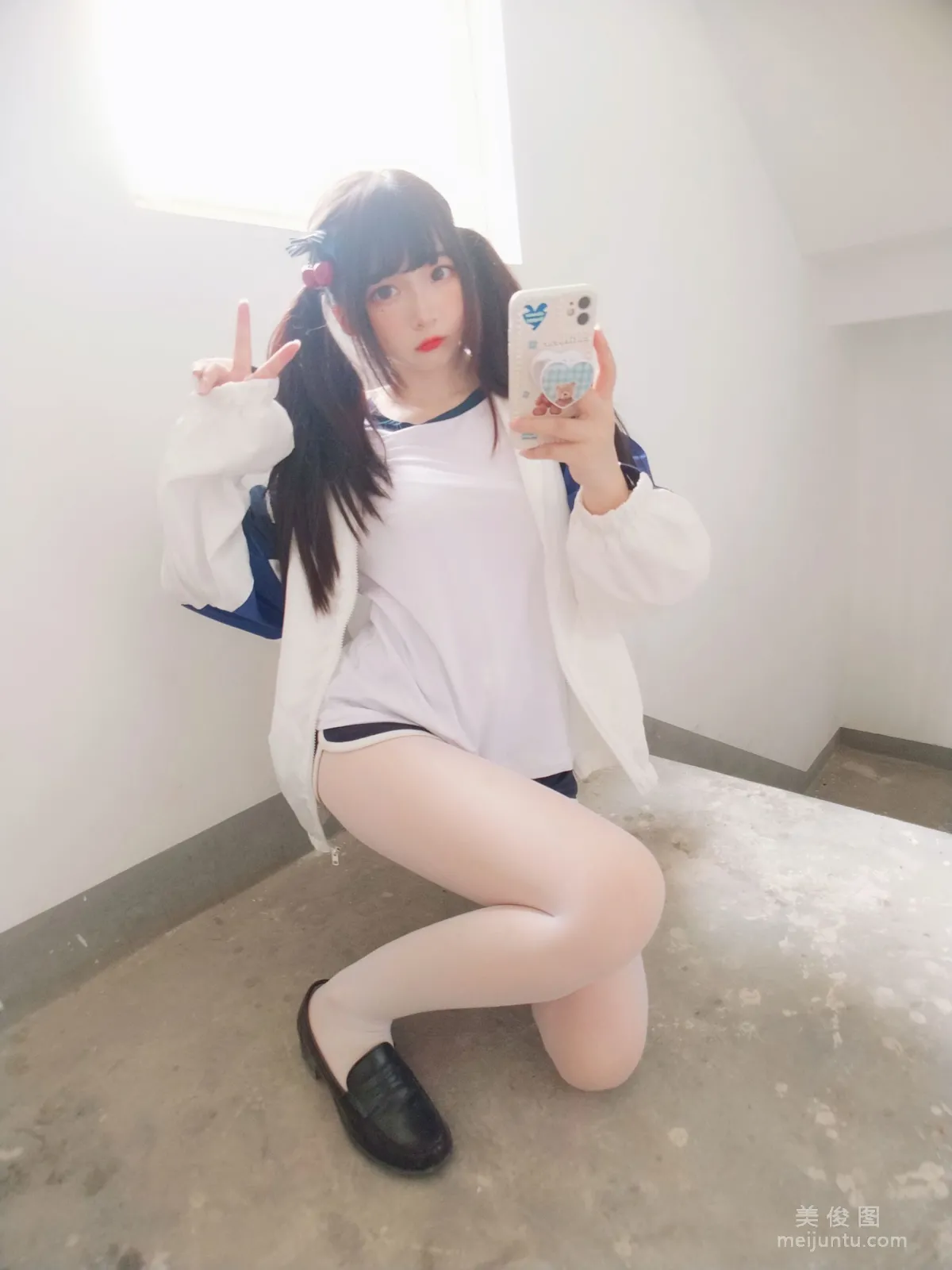 二次元美女古川kagura 《白絲體操運動服》 寫真集 6