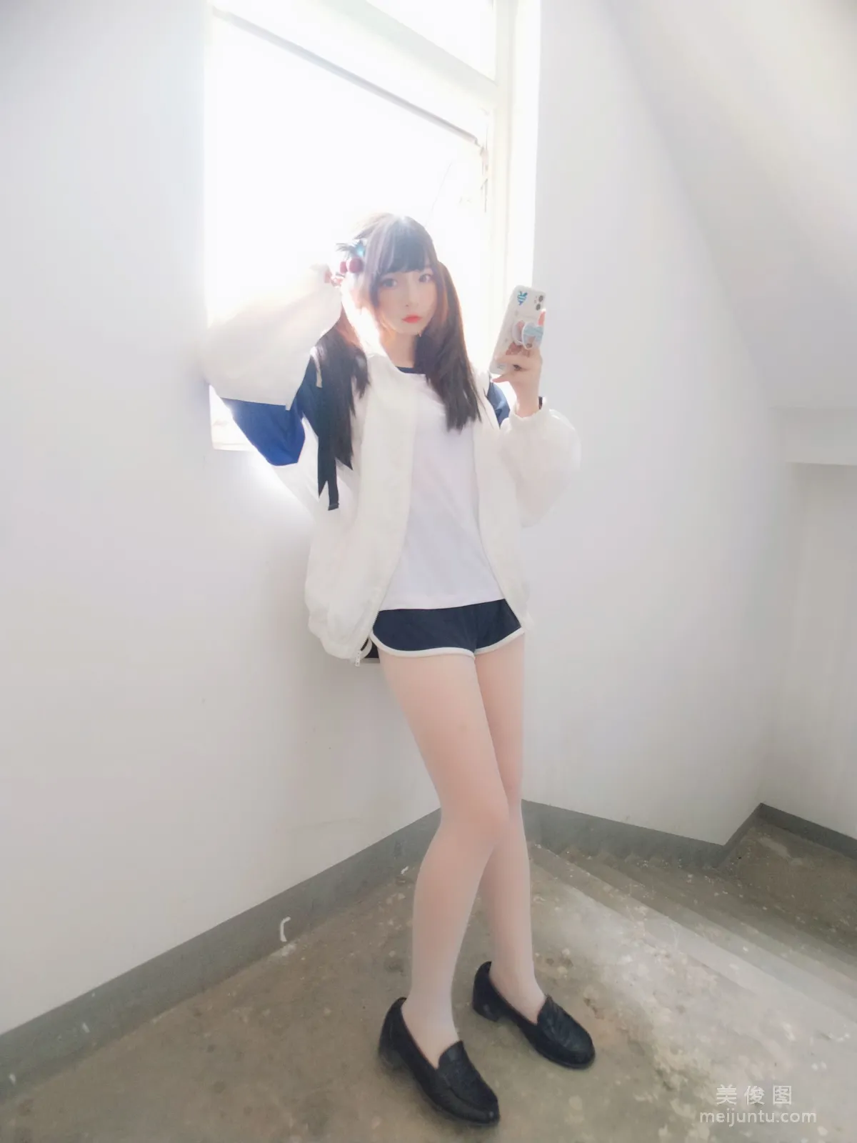 二次元美女古川kagura 《白絲體操運動服》 寫真集 14