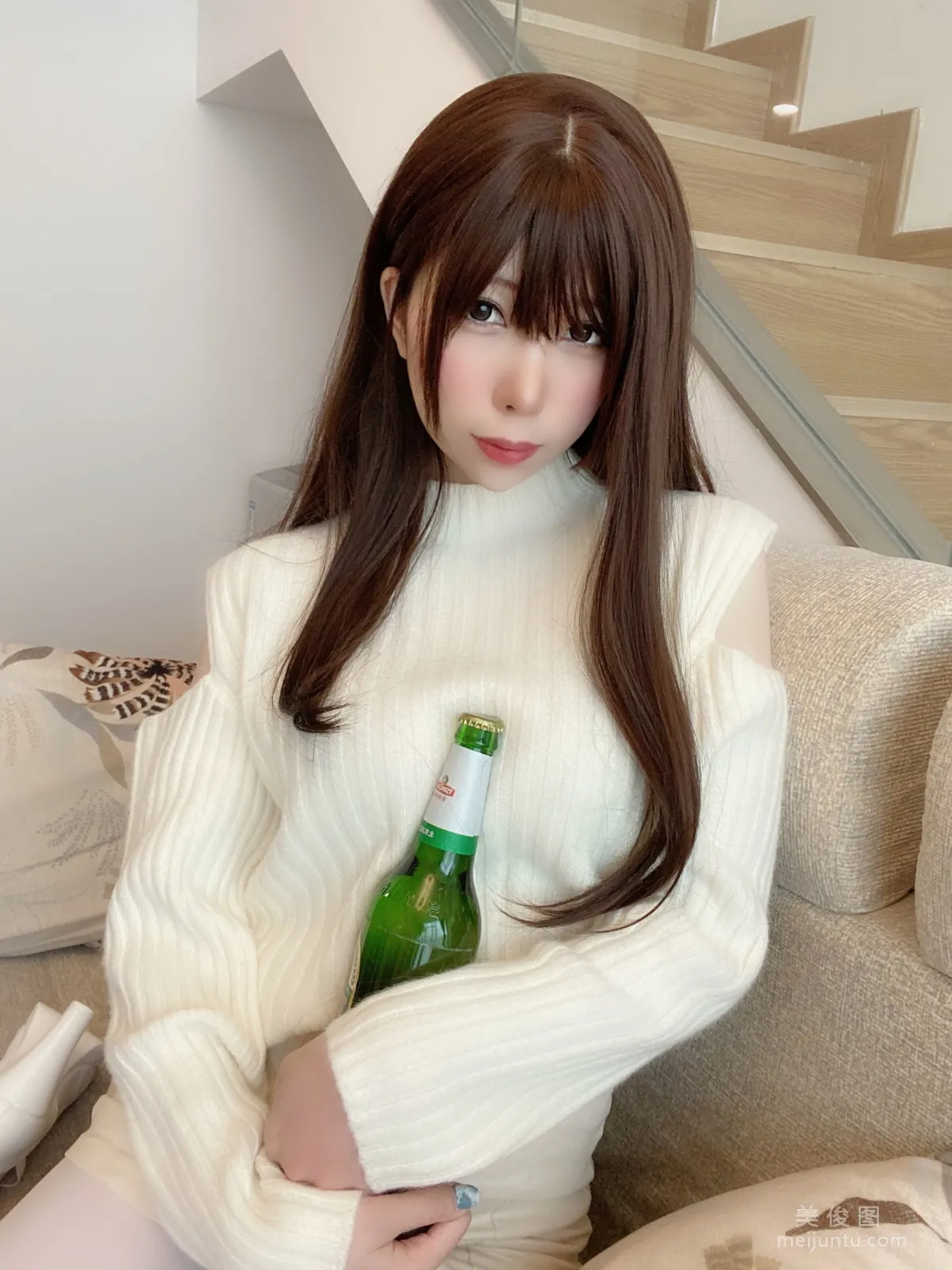 [COS福利] 二次元巨乳美女鹿野希 《草莓女友》 寫真集 6