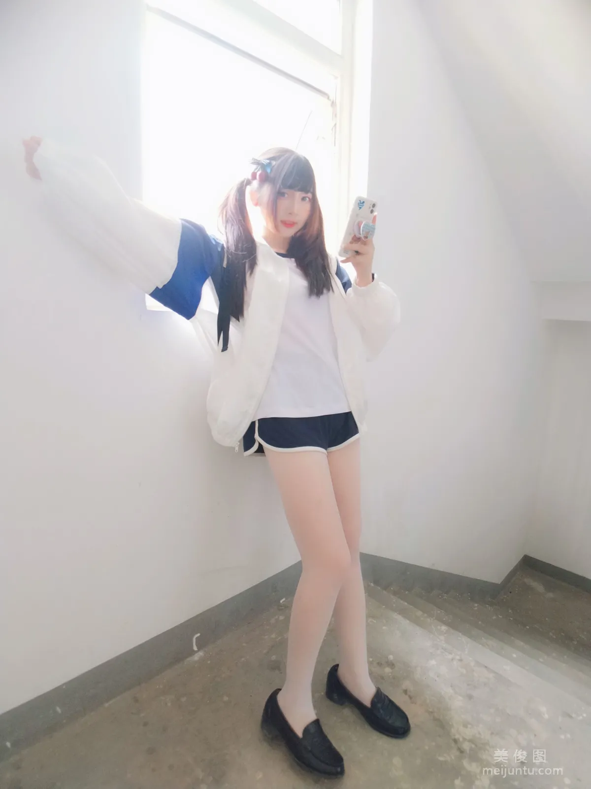 二次元美女古川kagura 《白絲體操運動服》 寫真集 15