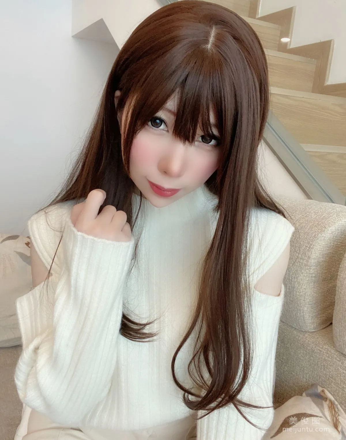 [COS福利] 二次元巨乳美女鹿野希 《草莓女友》 寫真集 3