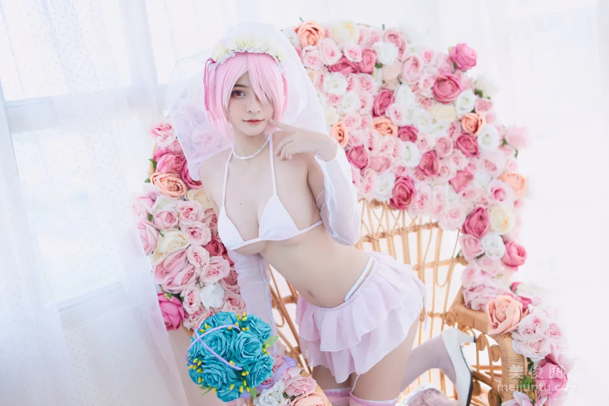 [COS福利] Azami San 《蕾姆婚纱》 写真集3