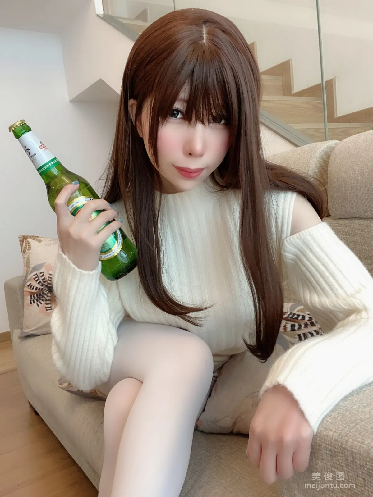 [COS福利] 二次元巨乳美女鹿野希 《草莓女友》 寫真集 22