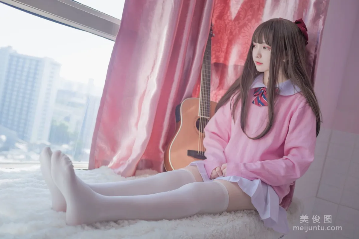 二次元美女古川kagura 《粉色JK》 寫真集 7