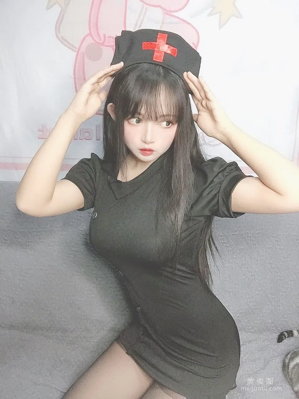 萌妹黑貓貓OvO 《護士喵》 寫真集 12