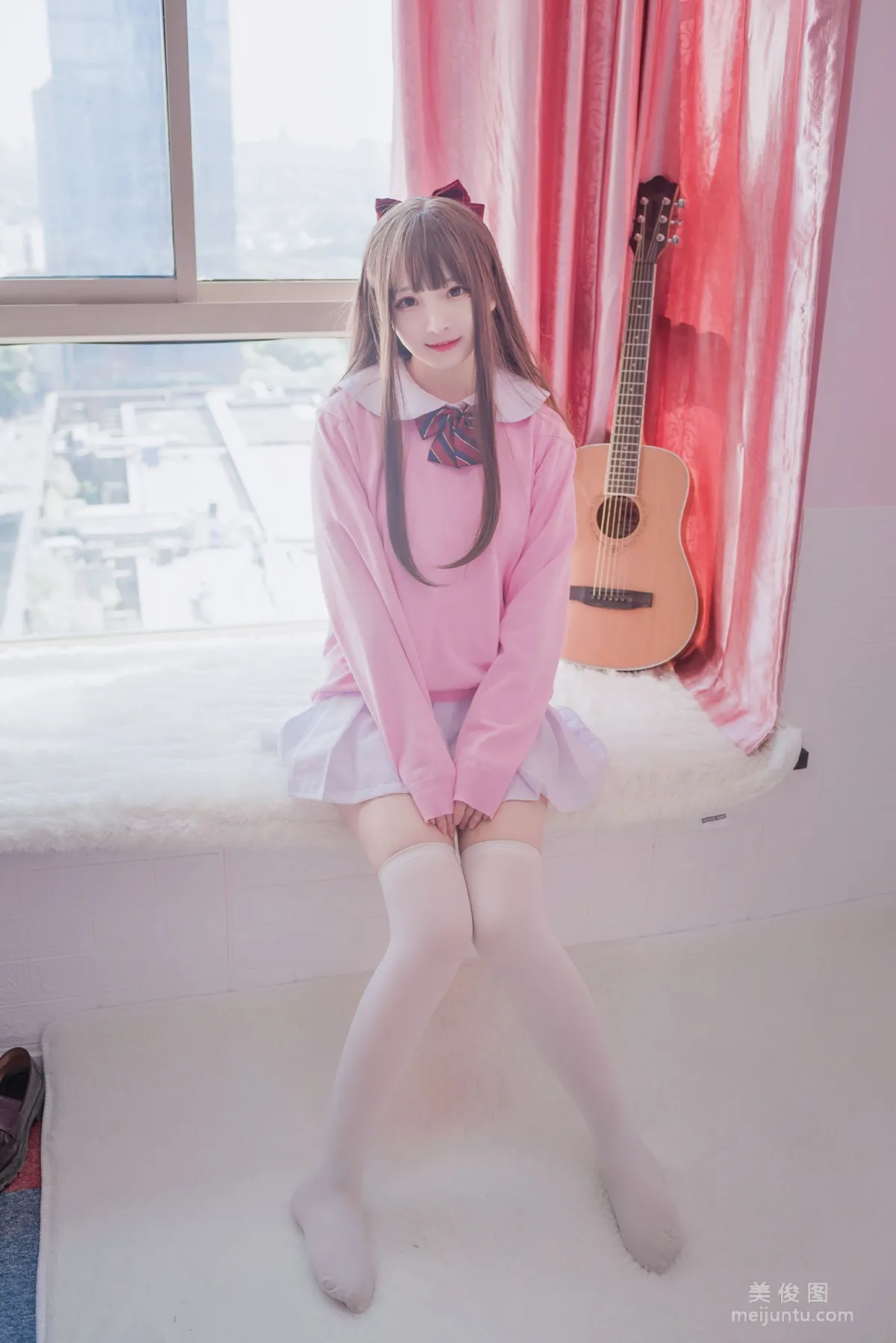 二次元美女古川kagura 《粉色JK》 寫真集 8