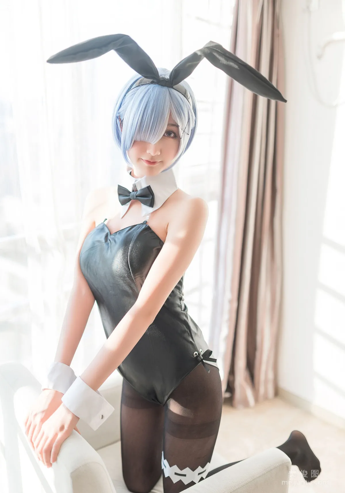 萌系小姐姐木綿綿OwO 《蕾姆兔女郎》 寫真集 47
