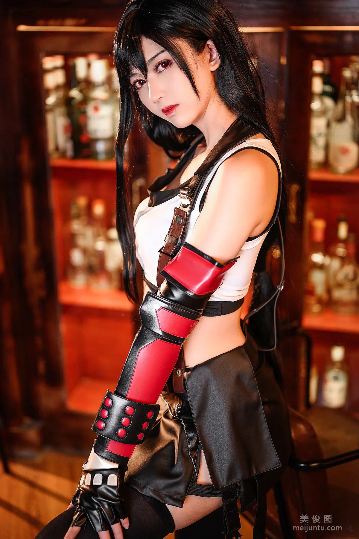 [COS福利] 超人气Coser鳗鱼霏儿 《蒂法战斗服》 写真集22
