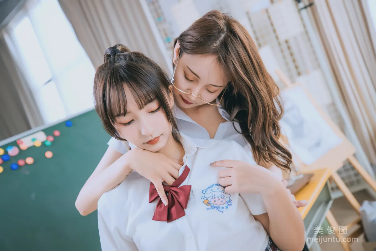 [COS福利] 蘿莉神楽闆真冬《數之歌》 百合教室 寫真集 57