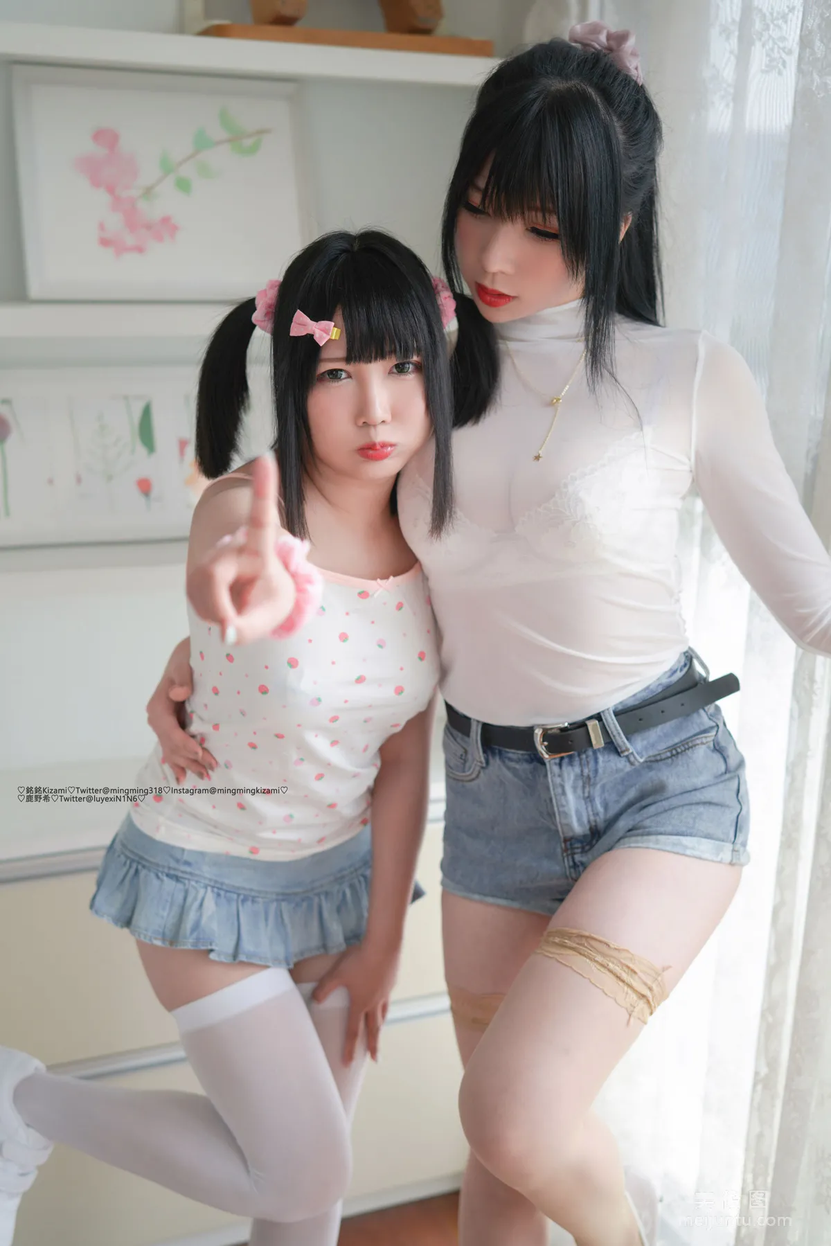 [COS福利] 銘銘Kizami Vol.25 《姐妹丝情》 写真集1
