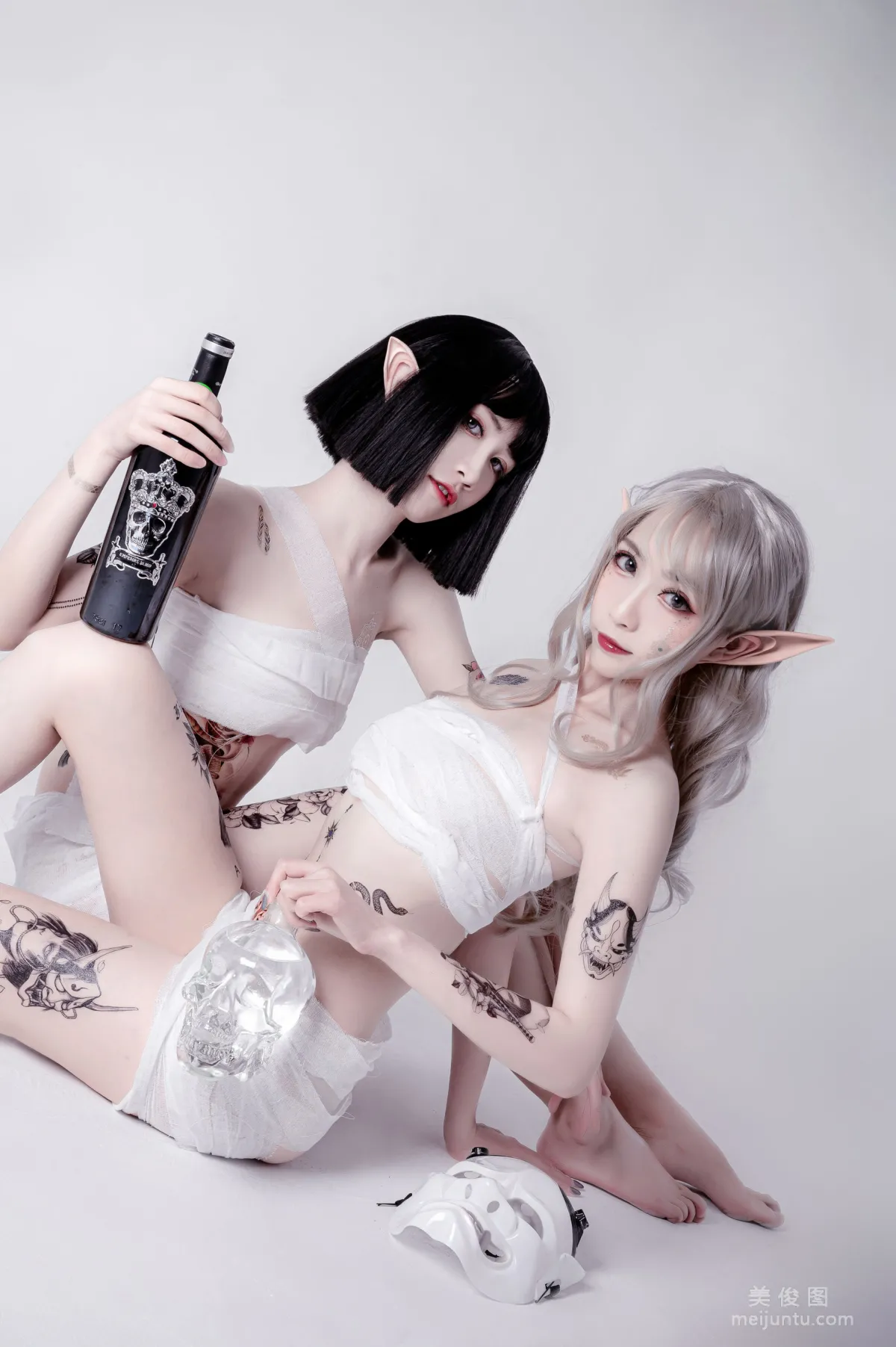 [COS福利] 動漫博主阮邑_Fairy 《綁帶和武士》 寫真集 5