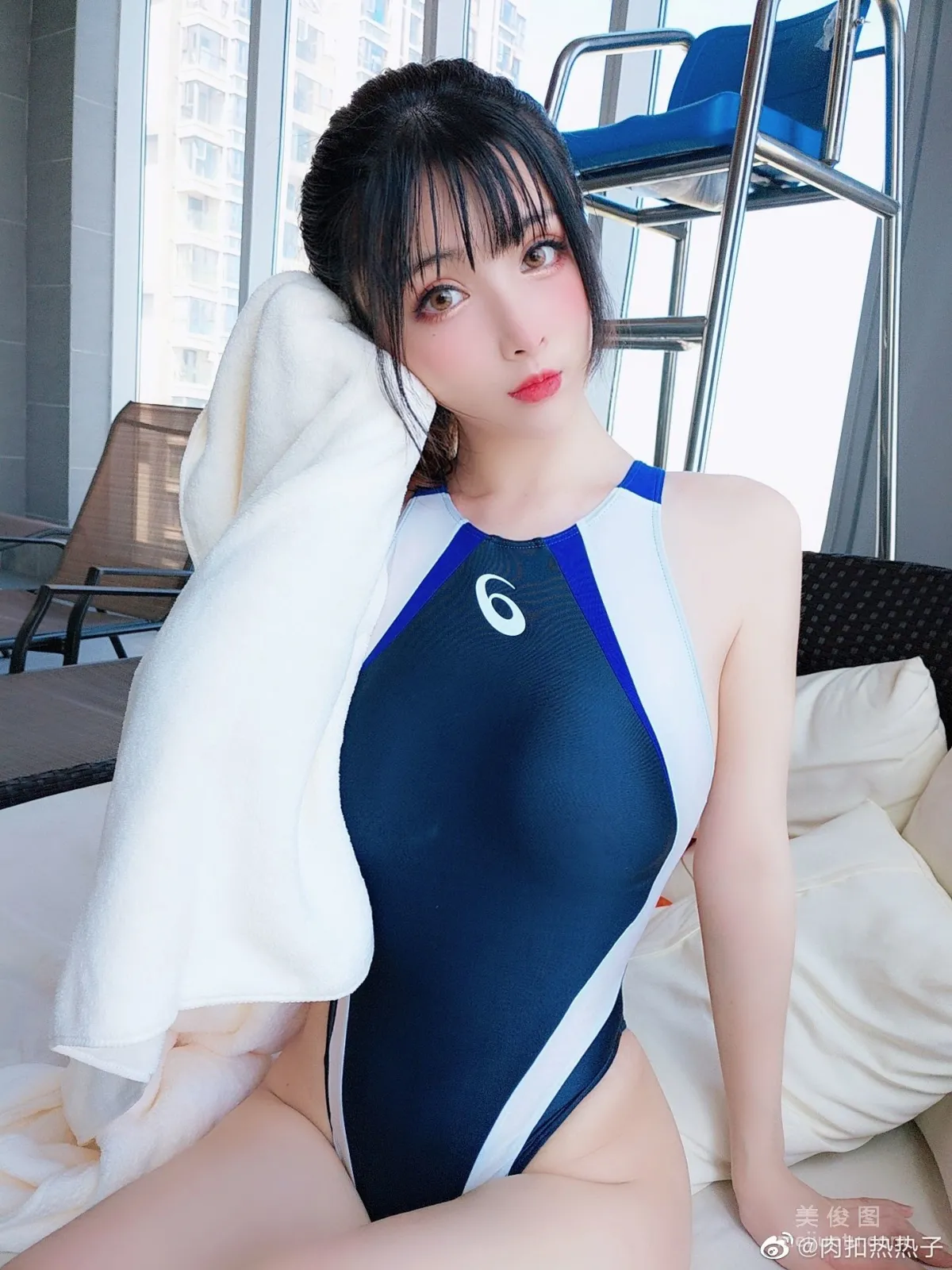 COS福利rioko涼涼子 《競泳》 寫真集 18