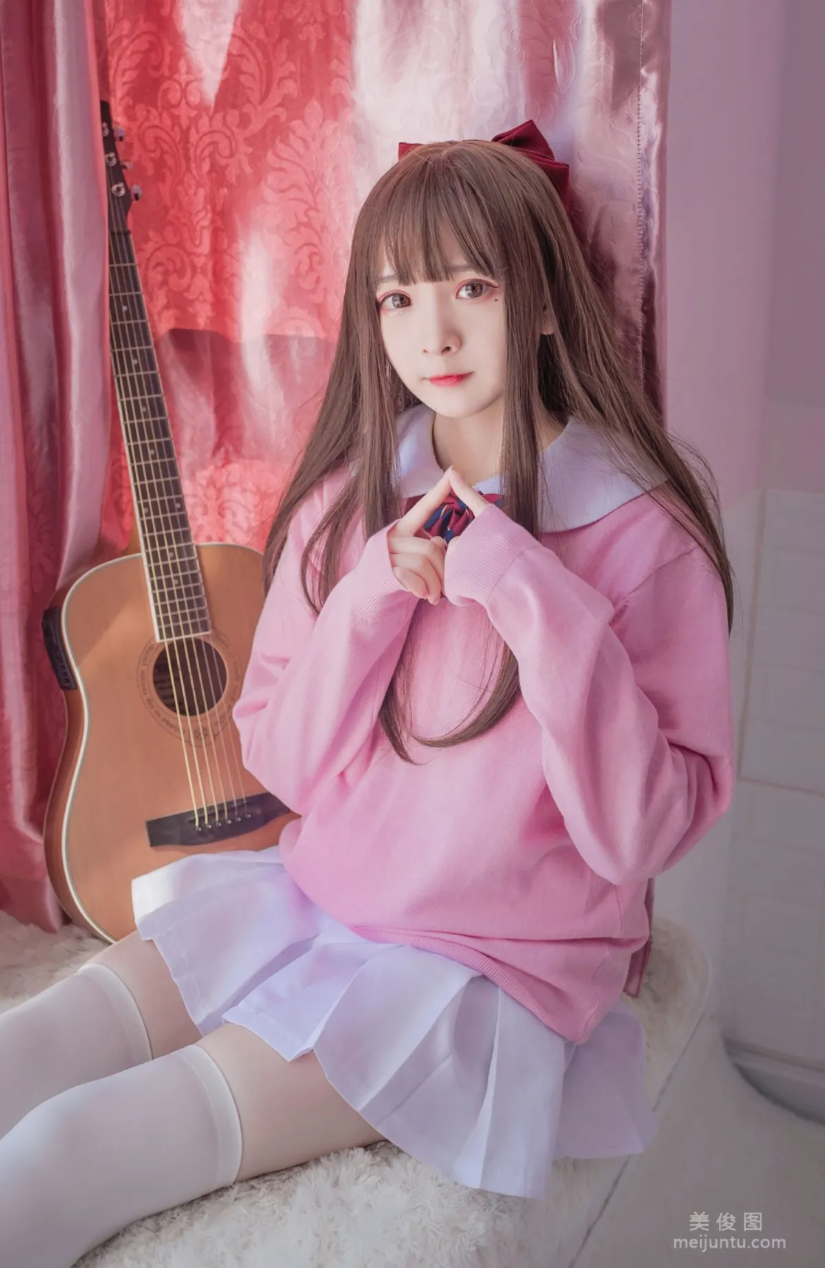 二次元美女古川kagura 《粉色JK》 寫真集 13